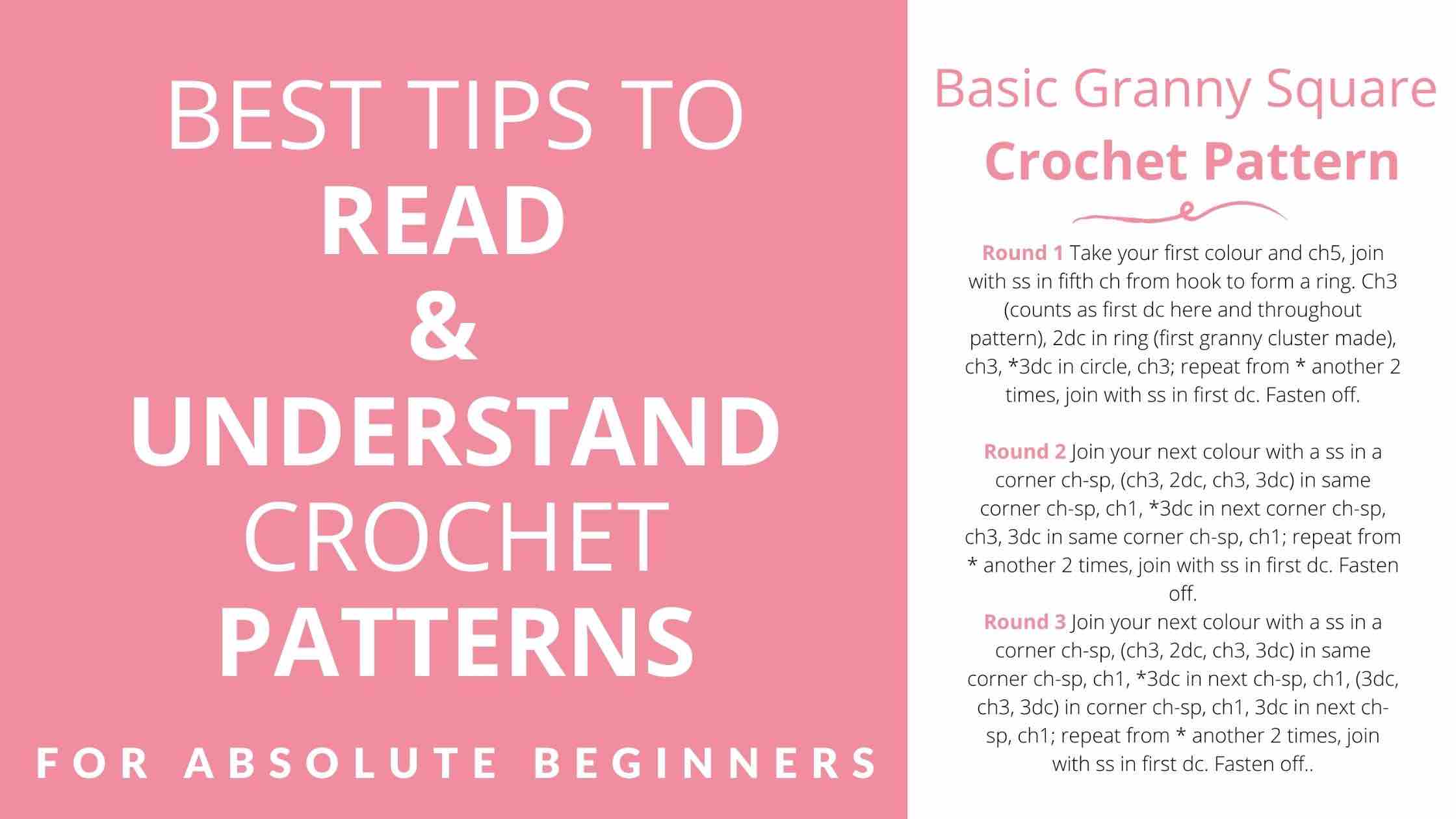 Best Tips To Read & Understand Crochet Patterns For Absolute Beginners Start Crochet (1)