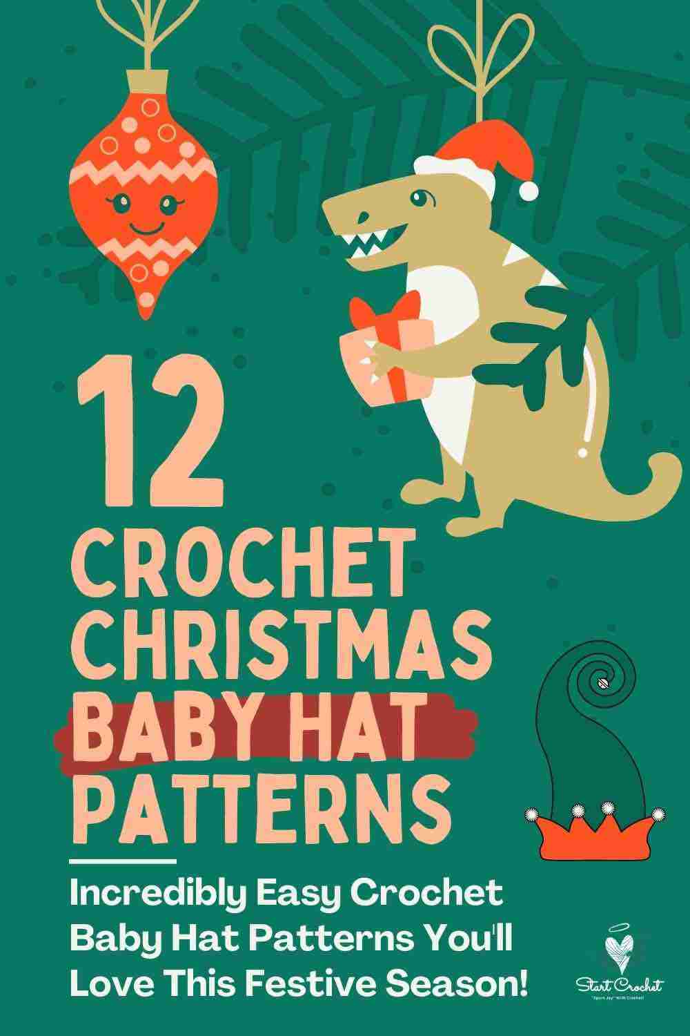 12 Incredibly Easy Crochet Baby Hat Patterns For Christmas