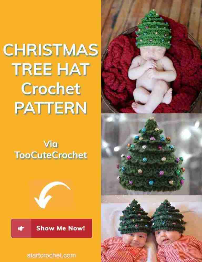 12 Incredibly Easy Crochet Baby Hat Patterns For Christmas