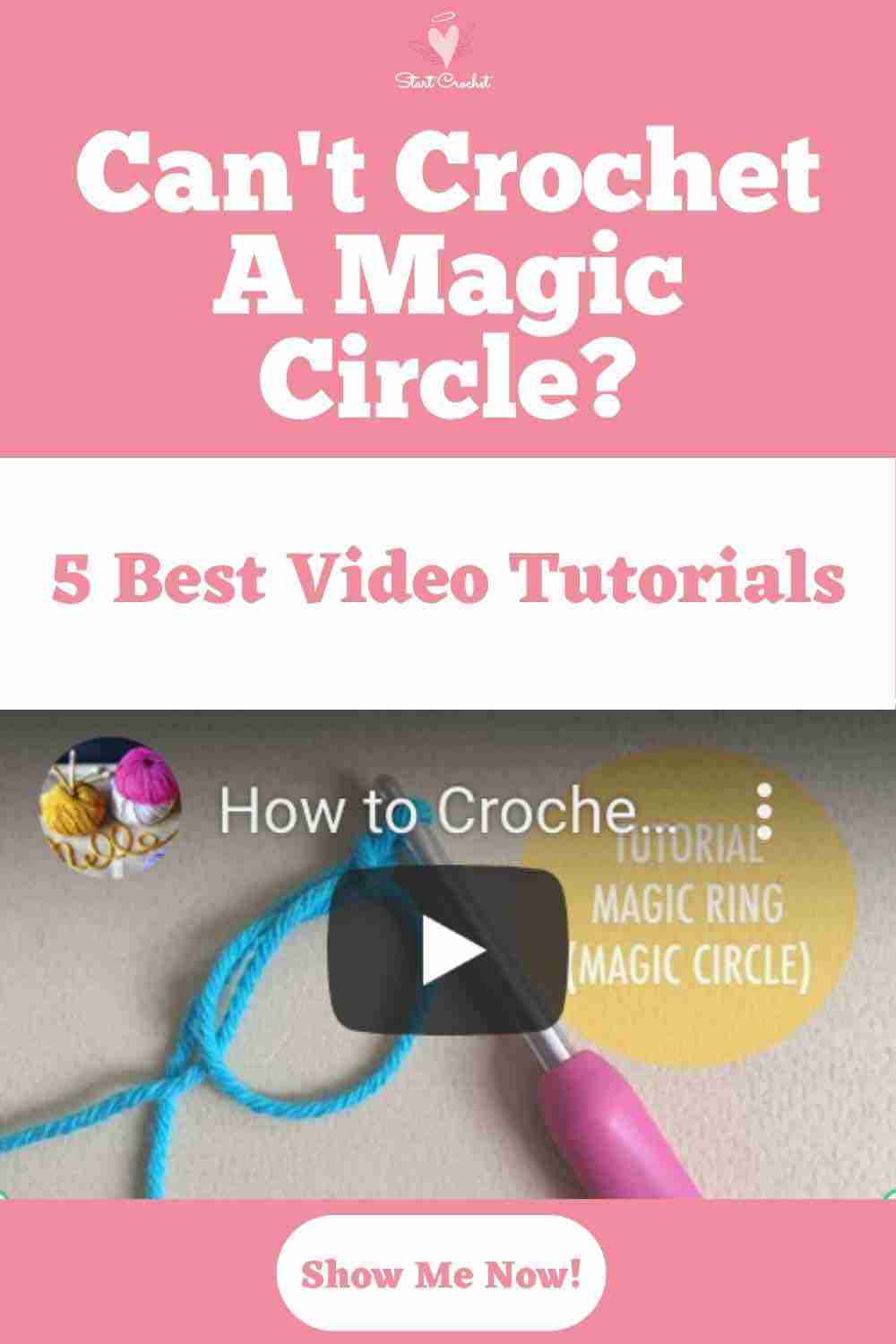Can't Crochet A Magic Circle Start Crochet