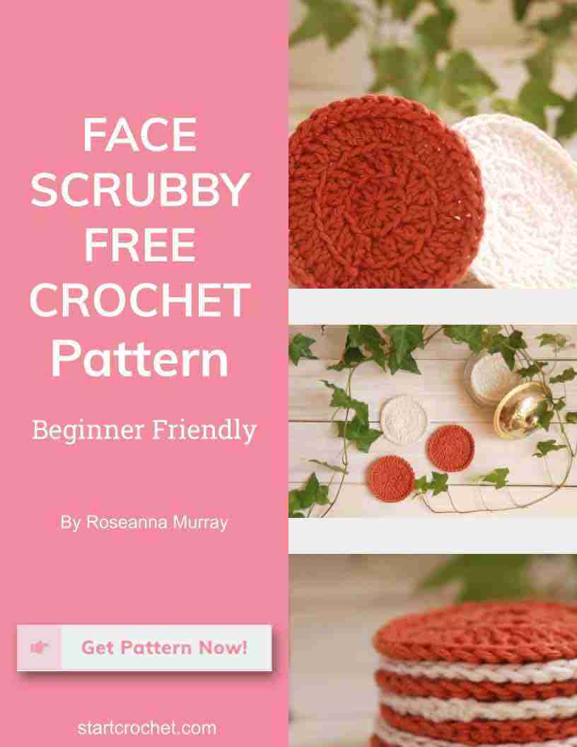 Face Scrubby Free Crochet Pattern Start Crochet