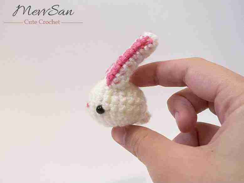 amigurumi mini bunny free crochet pattern start crochet