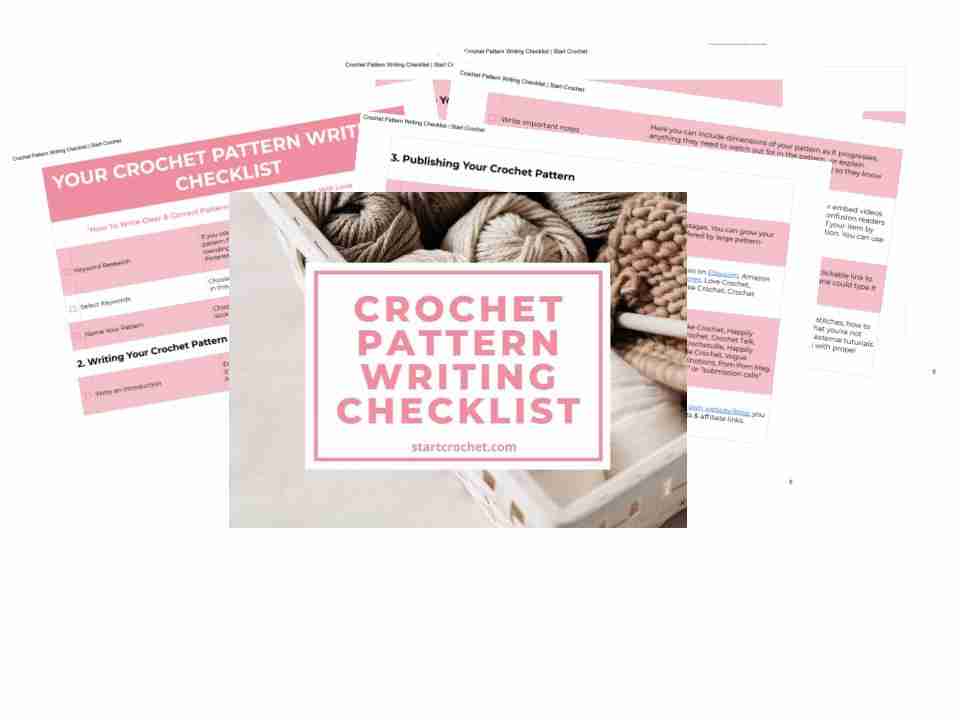 How To Write A Crochet Pattern To Sell