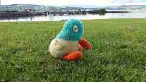 duck, from sarah & duck tv show start crochet