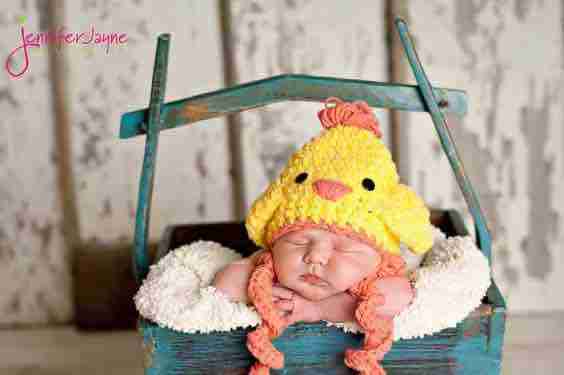 baby chick crochet hat jenny & teddy crochet