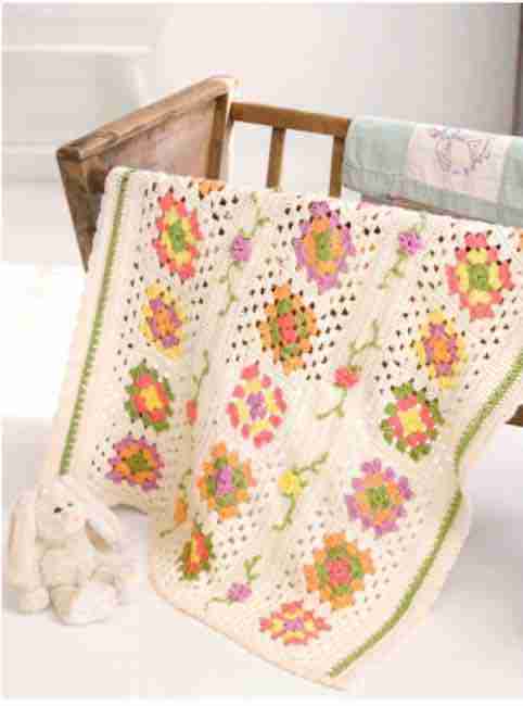 Crochet Baby Blanket Pattern Free - LoveCrafts (Start Crochet)