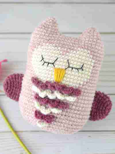 Crochet Baby Toy Pattern Owl - Start Crochet