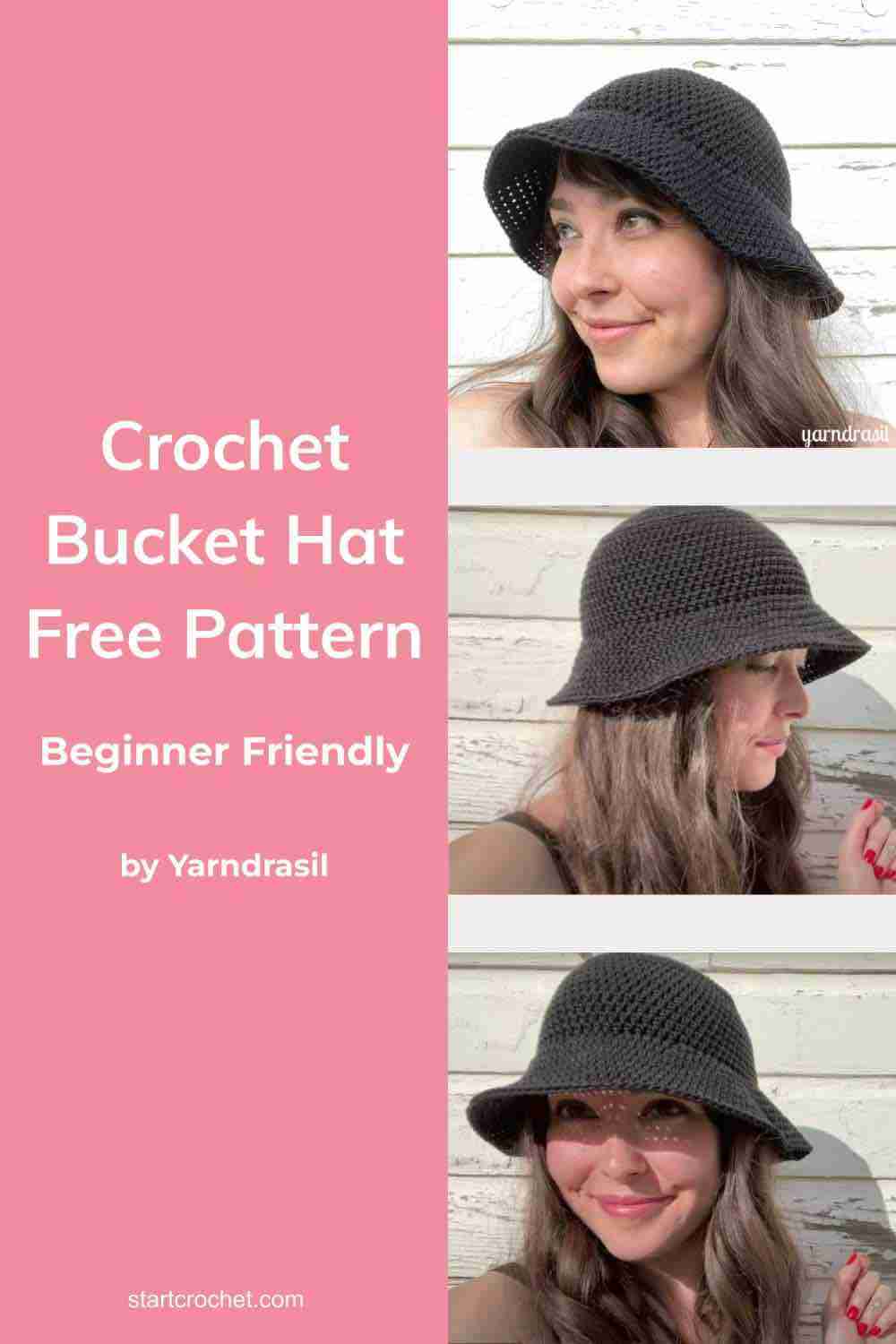 Crochet Bucket Hat - Yarn Drasil