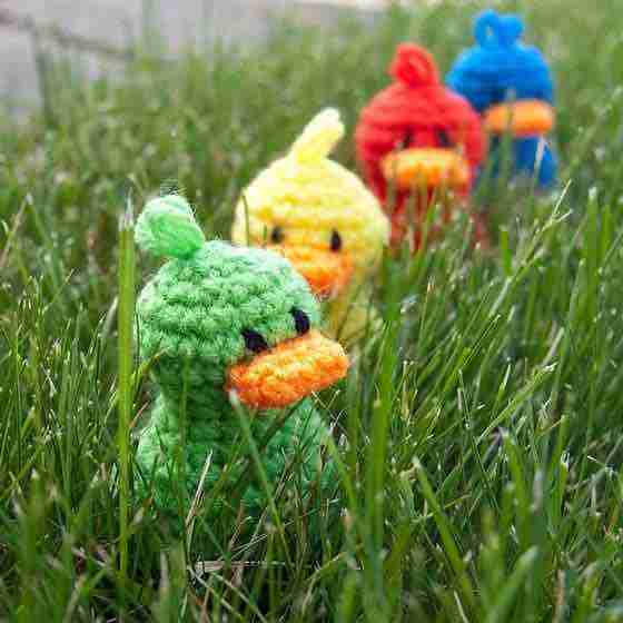 Crochet Ducks Pattern Free Spring from KnitPicks - Start Crochet