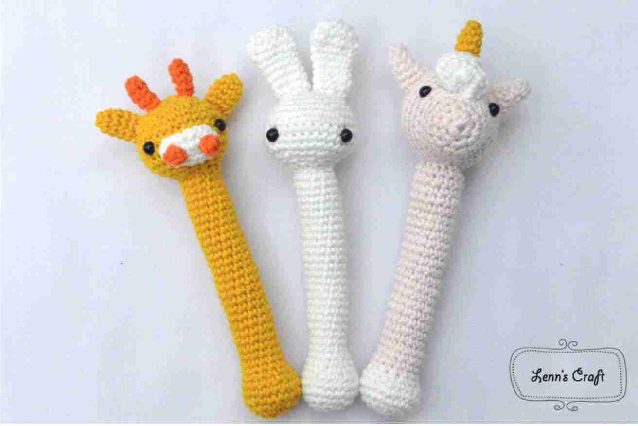 crochet toys for babies free pattern rattle - start crochet