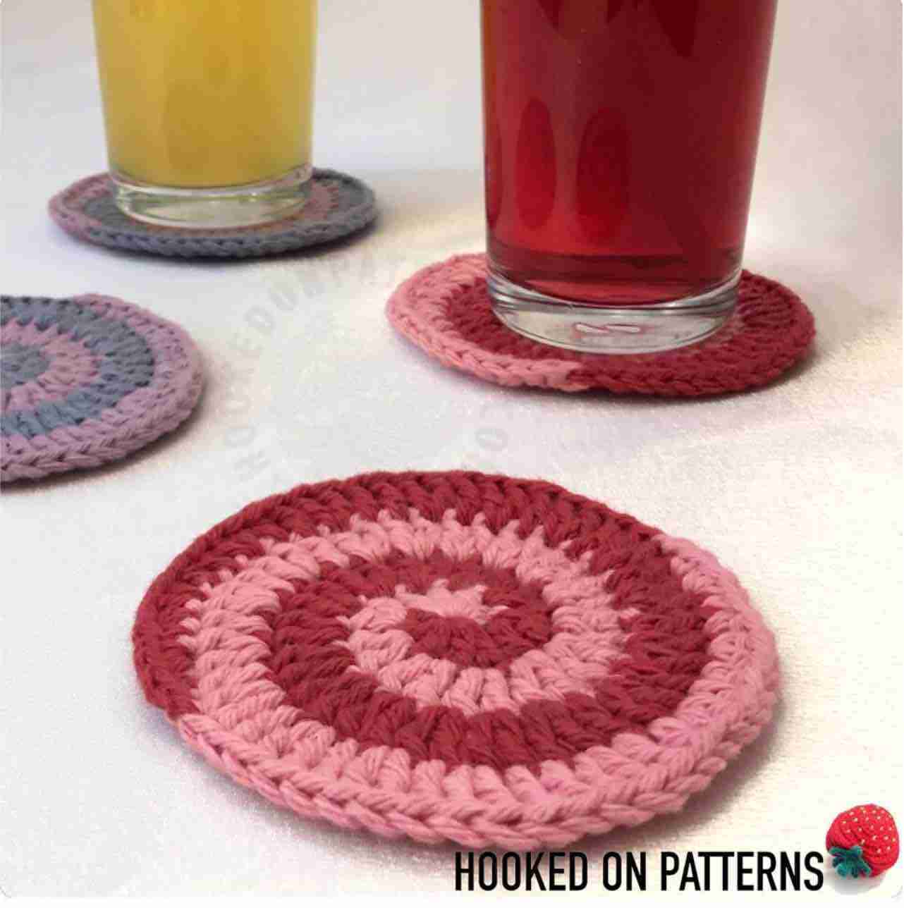 Crochet Spiral Coasters