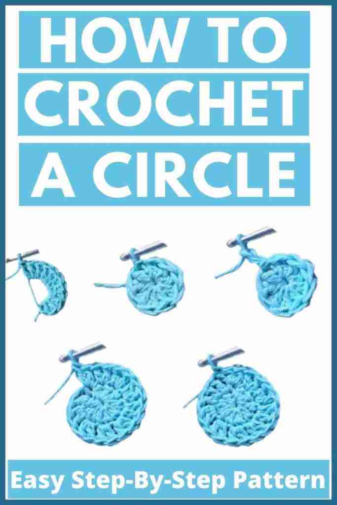 How To Crochet A Flat Circle For Absolute Beginners Start Crochet