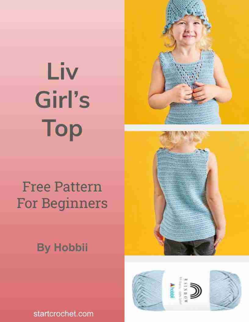 Girl's Top Free Crochet Pattern