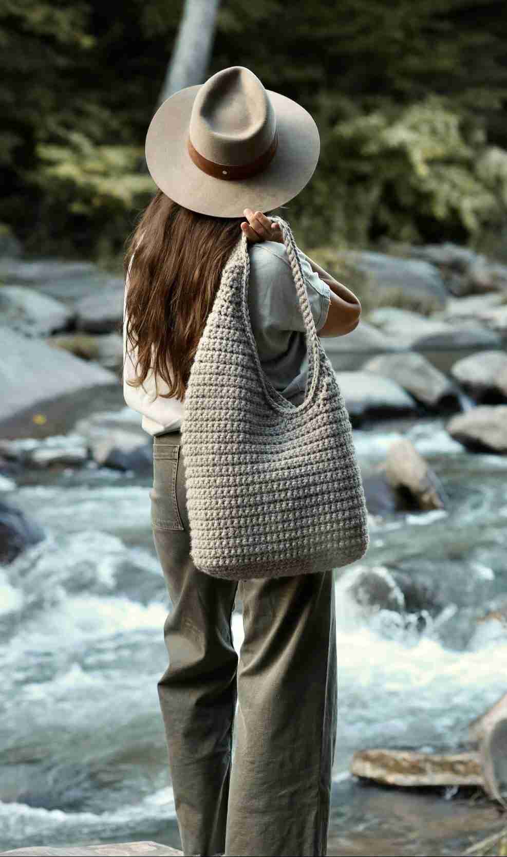 Tote Bag Crochet Pattern Free - Dune Bag