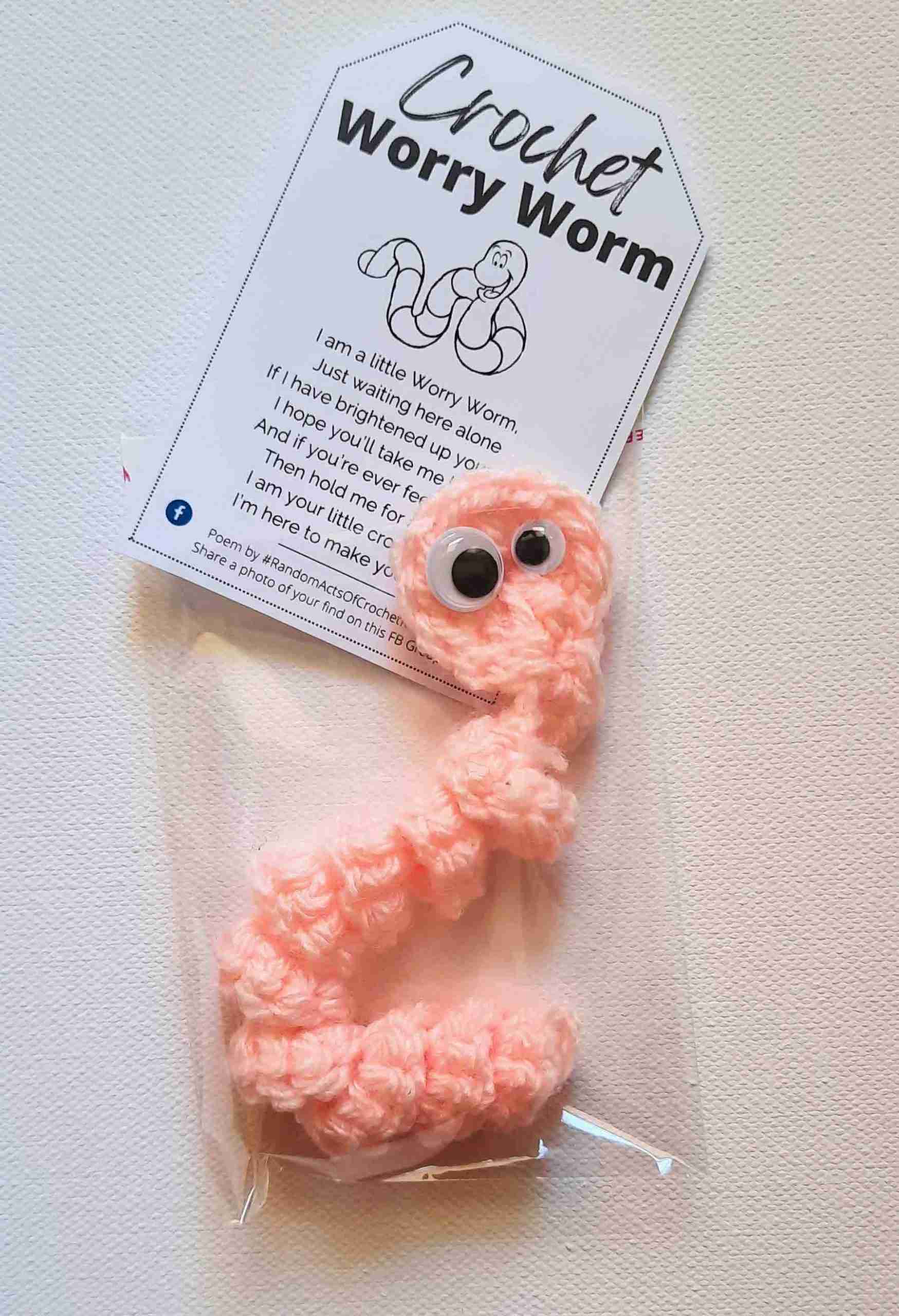 Crochet Worry Worm Crochet Pattern Free PDF