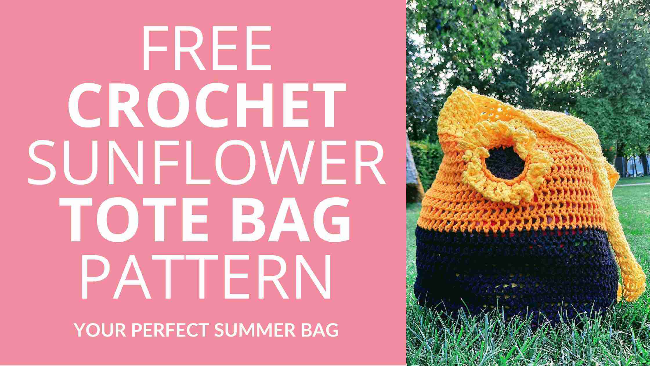 Sunflower Tote Bag Pattern Free