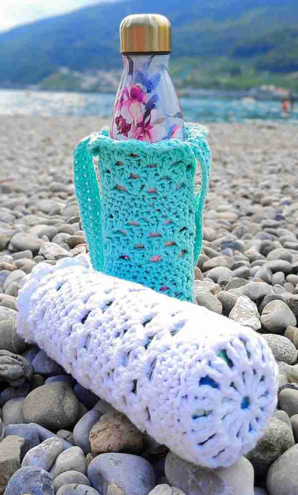 Crochet water bottle holder pattern