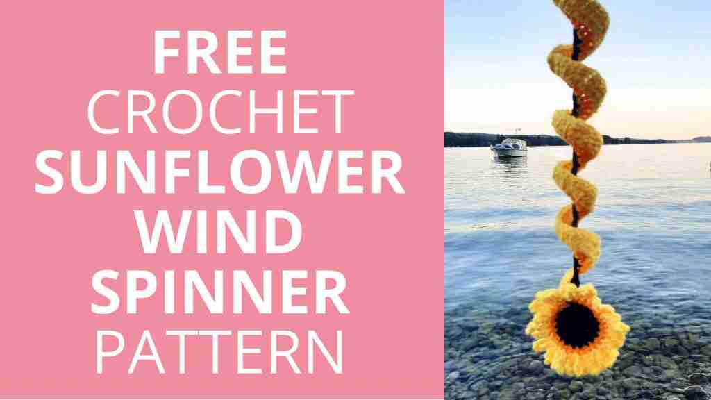 Free Sunflower Wind Spinner Crochet Pattern