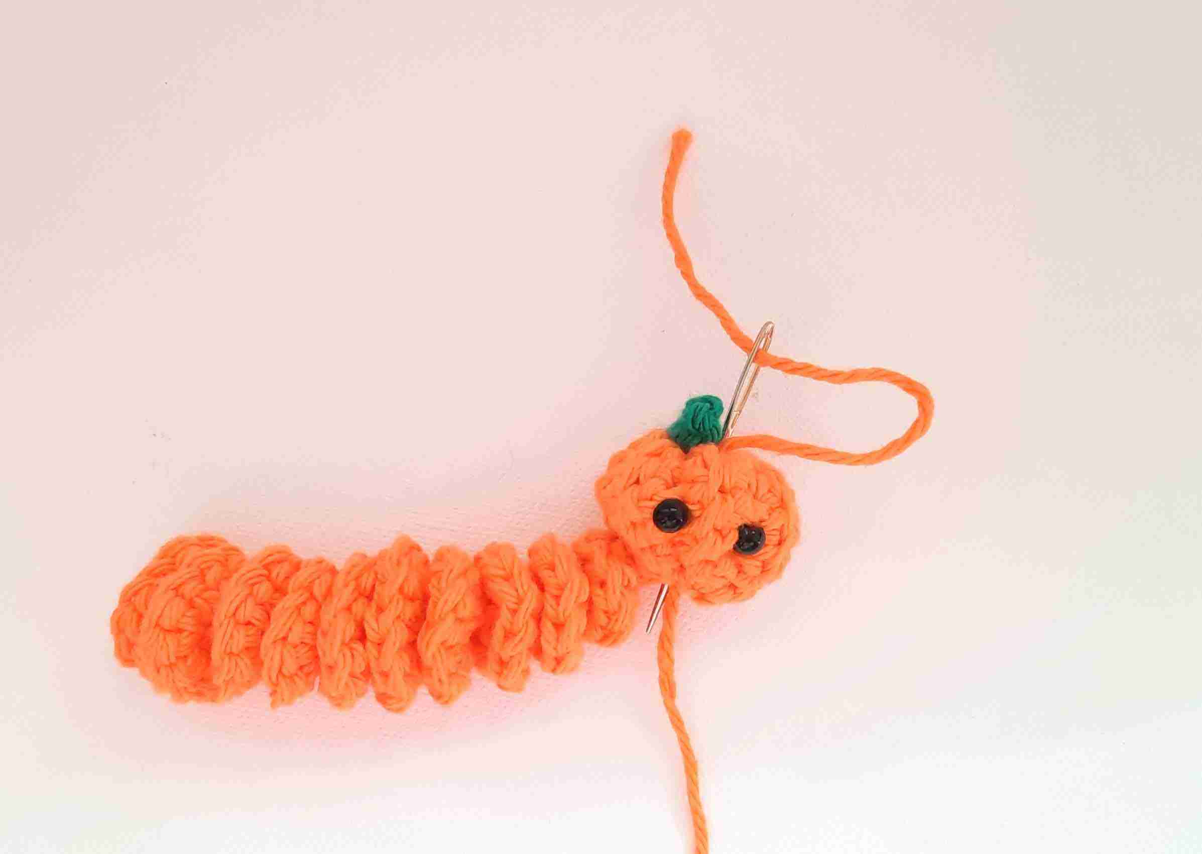 Pumpkin Worry Worm Crochet Pattern PDF 21