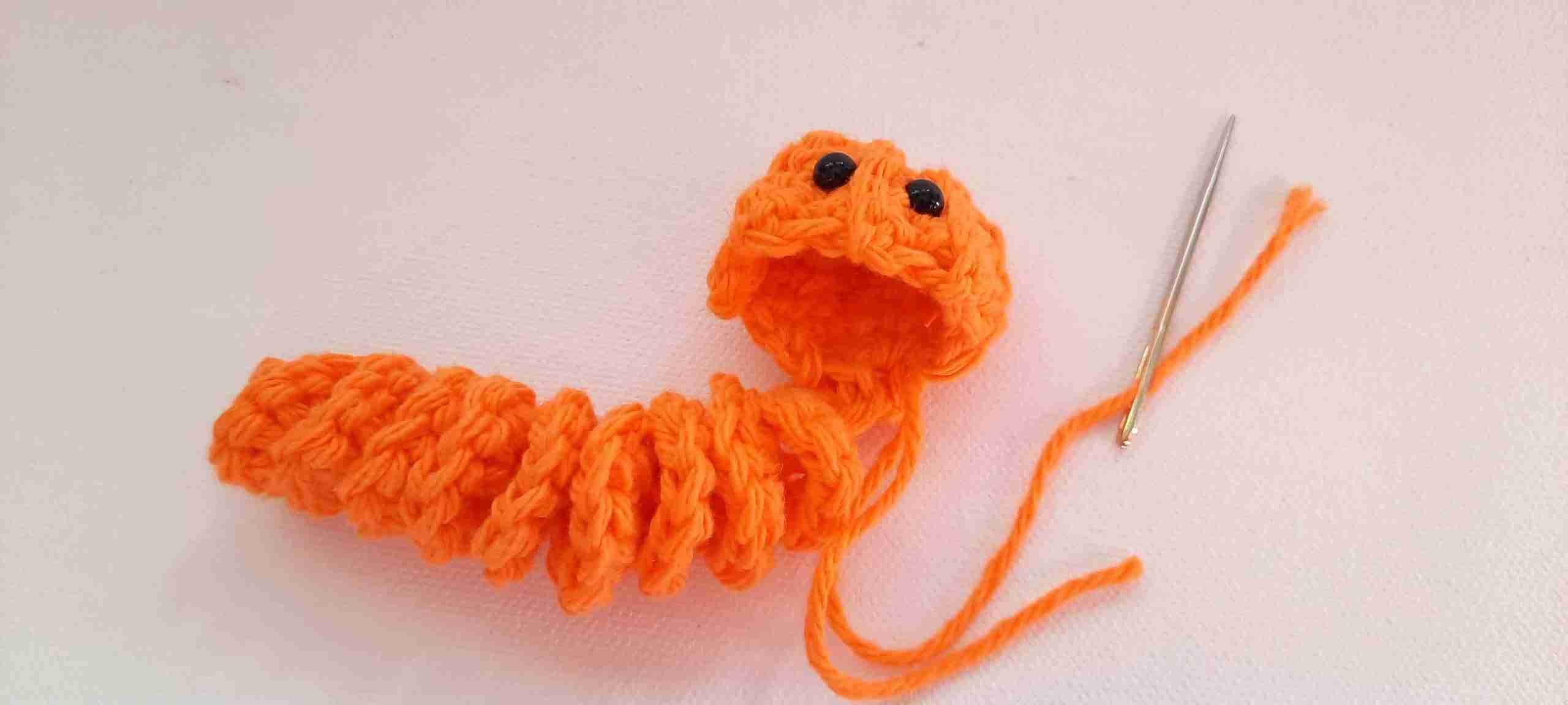 Pumpkin Worry Worm Crochet Pattern PDF 22