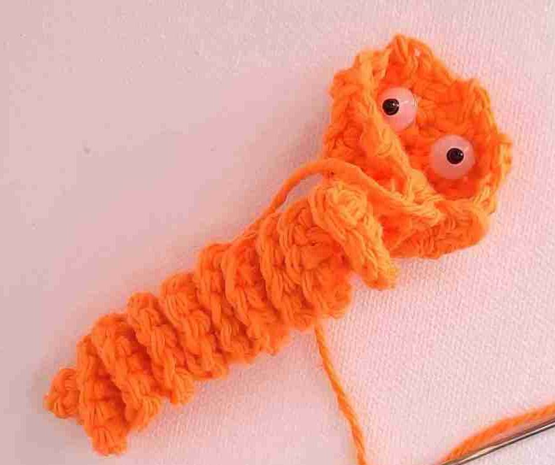 Pumpkin Worry Worm Crochet Pattern PDF 23