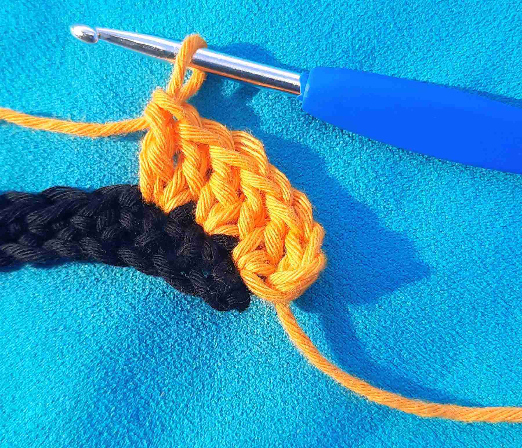 Sunflower wind spinner crochet pattern R3