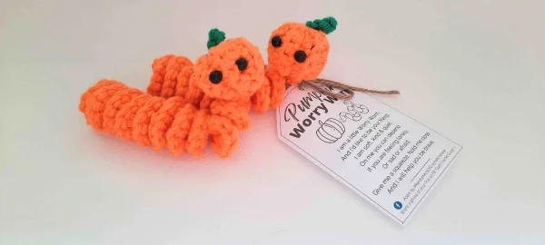 Worry-Worm-Crochet-Pattern-and Poem Tags