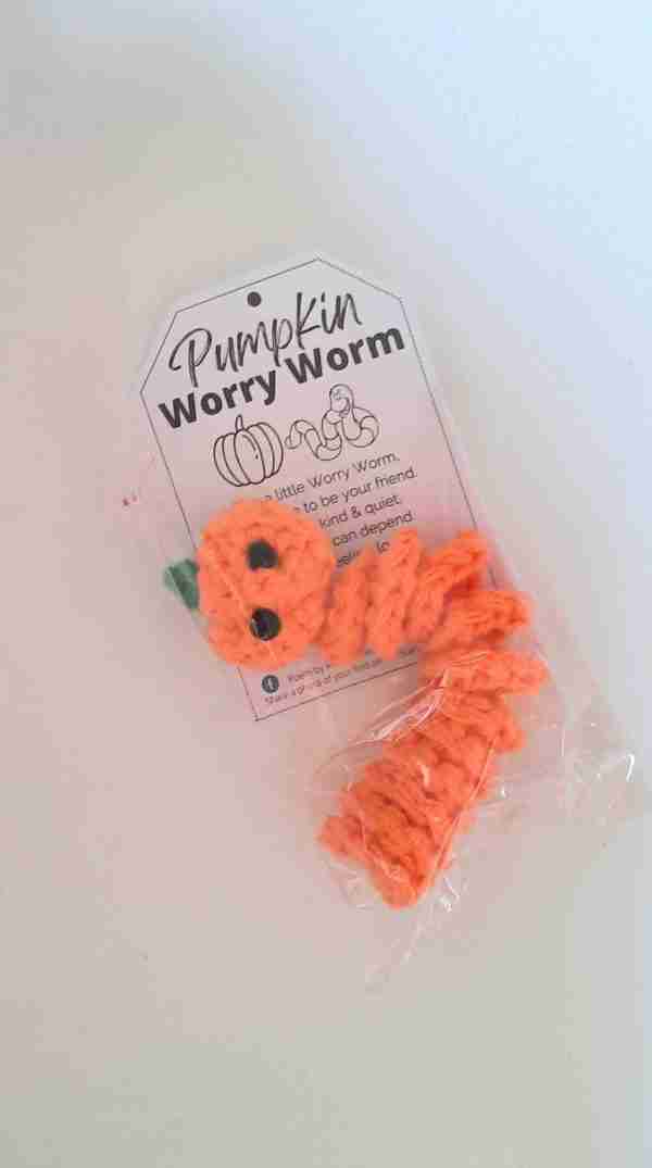 Worry Worm Crochet Poem