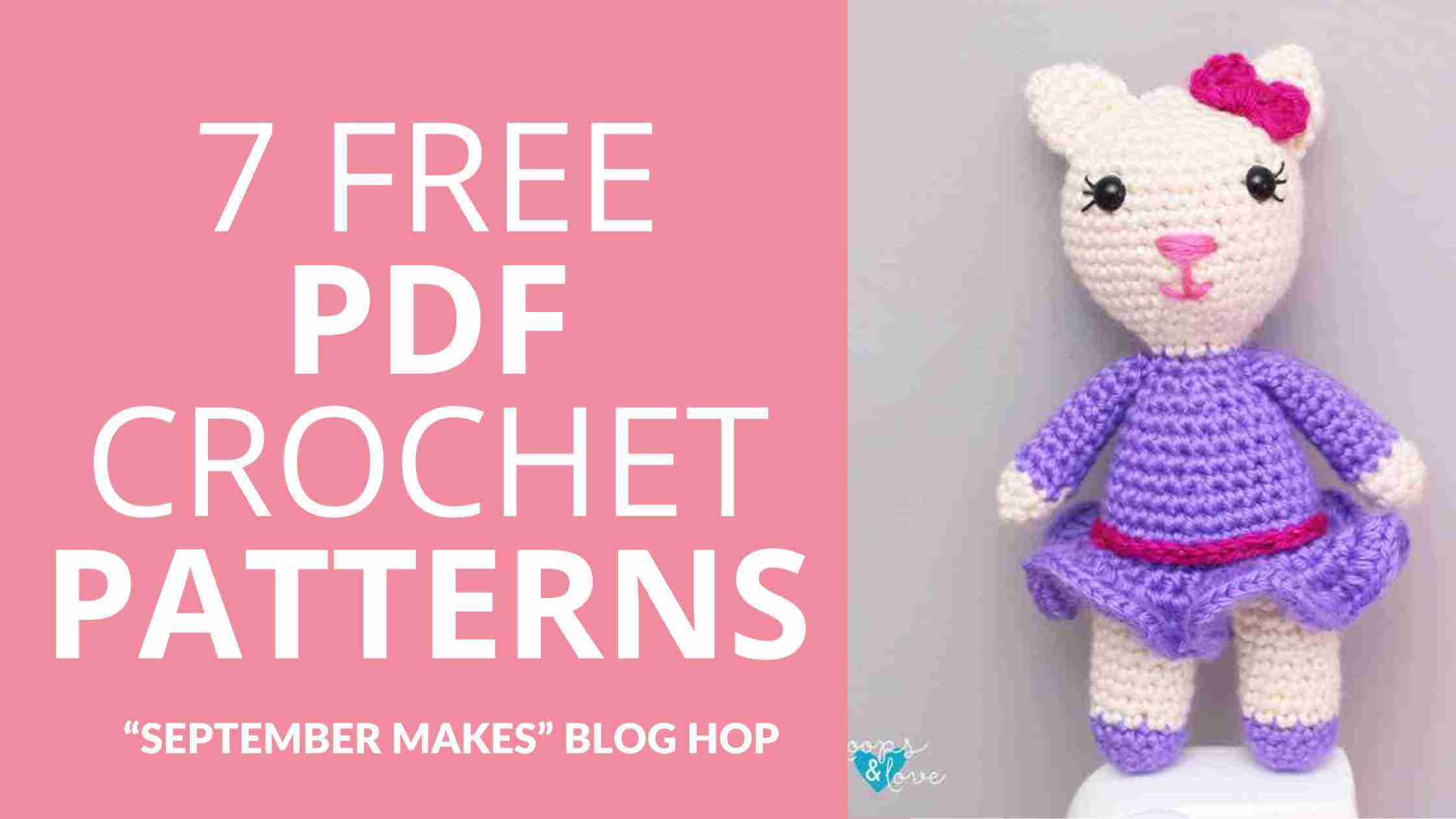Free Crochet Pattern September Makes Blog Hop
