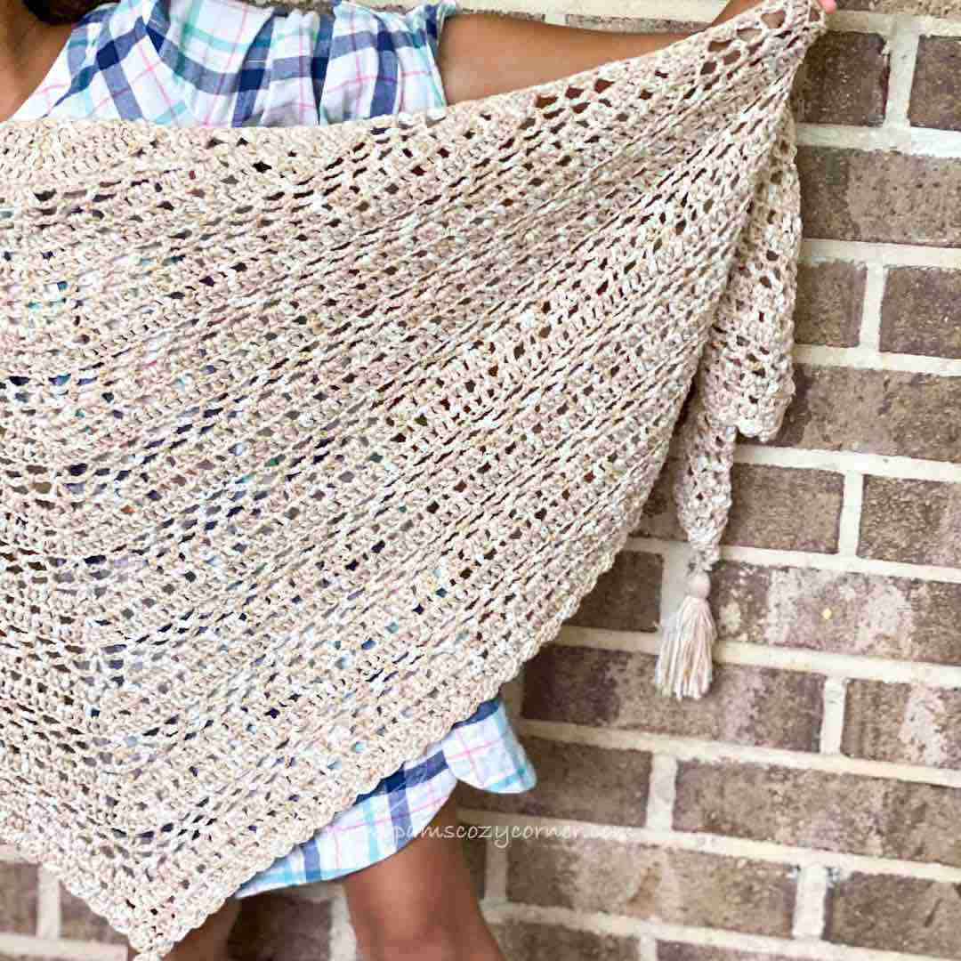 Crochet Pattern Lively Shawl-Pam_s Cozy Corner