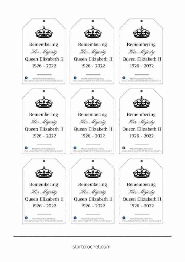 Queen Elizabeth II Tags (PDF)