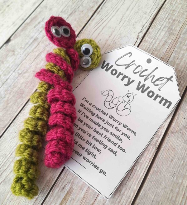 Worm crochet pattern
