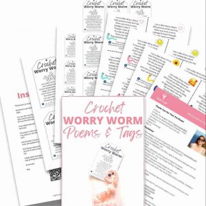 Worry Worm Poem Tag A4 Template