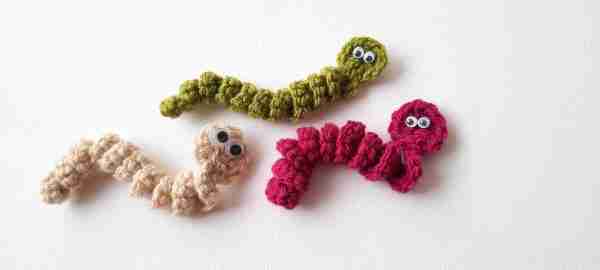 Worry Worms Crochet Pattern PDF