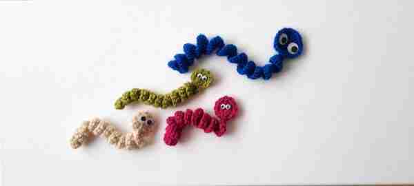 Worry Worms Crochet Pattern PDF Printable
