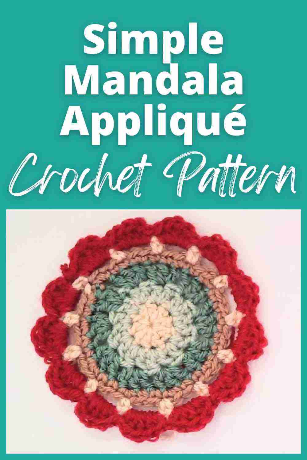 Mandala-Applique crochet pattern free