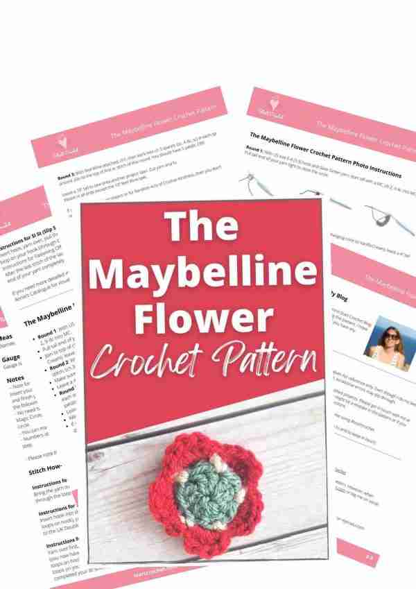 The Maybelline Flower Crochet Pattern Printable
