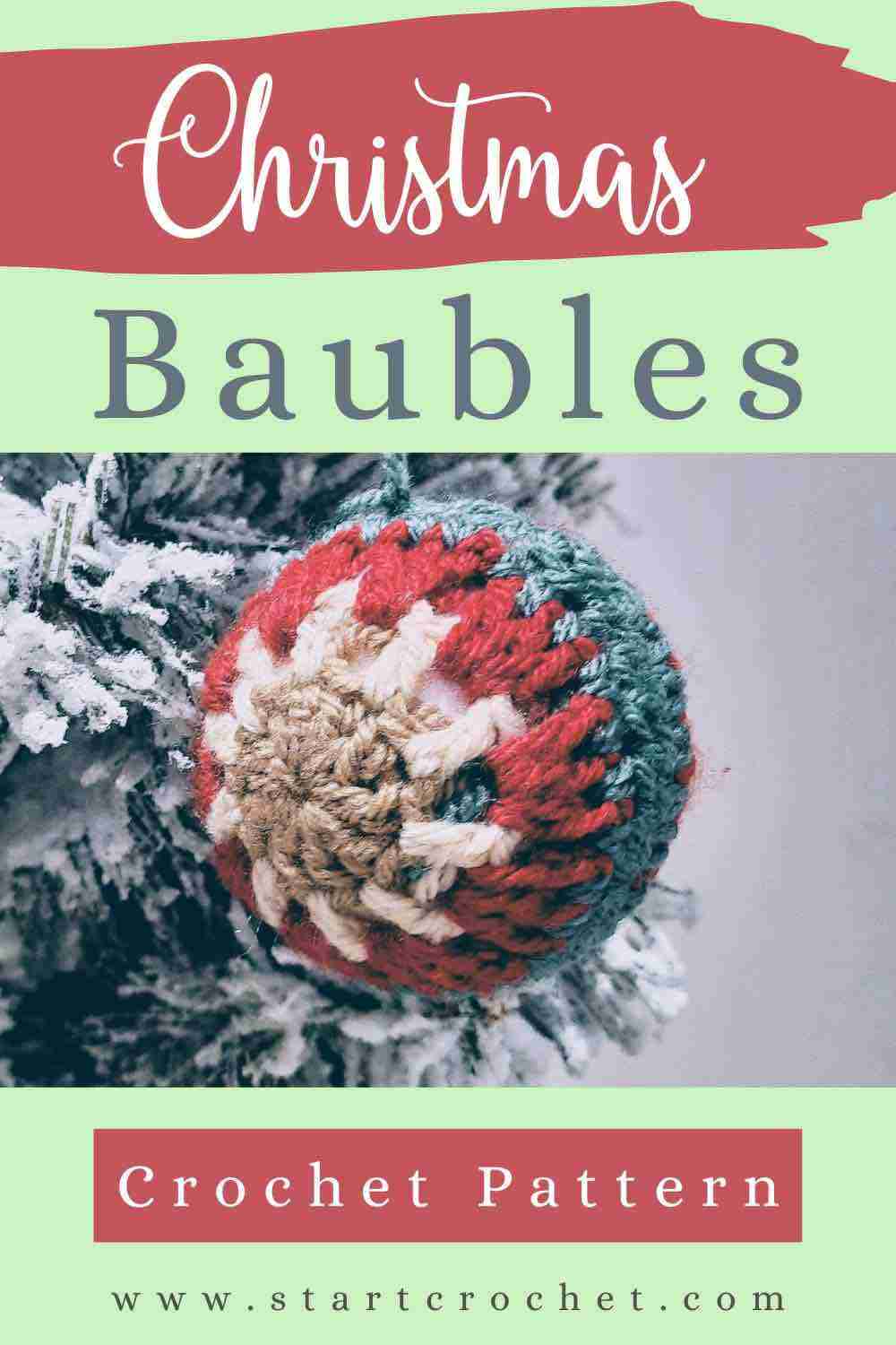 Christmas Bauble Crochet Pattern 