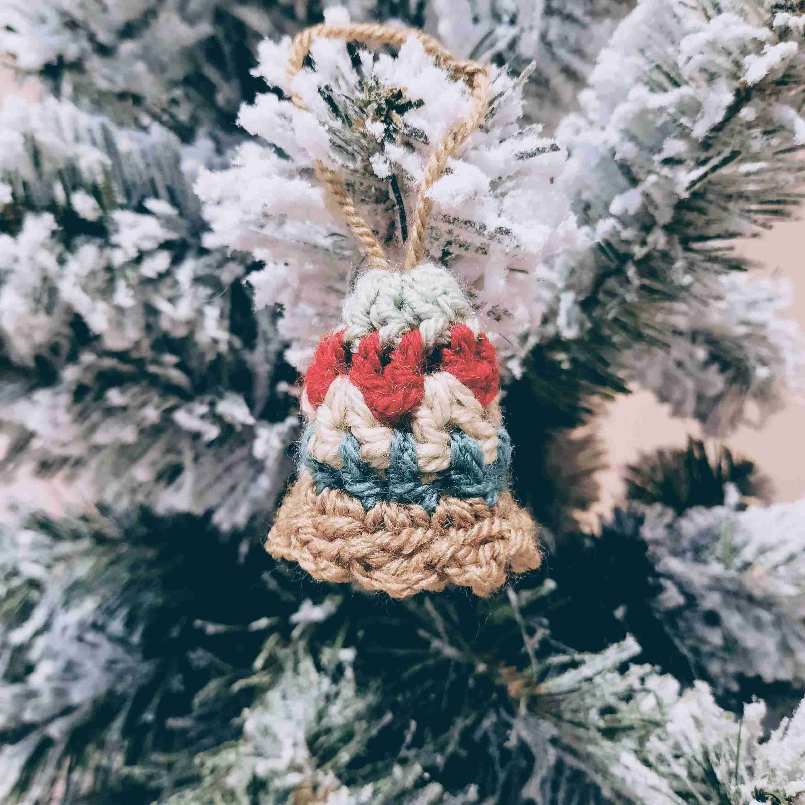 Christmas Ornament Crochet Pattern Bell