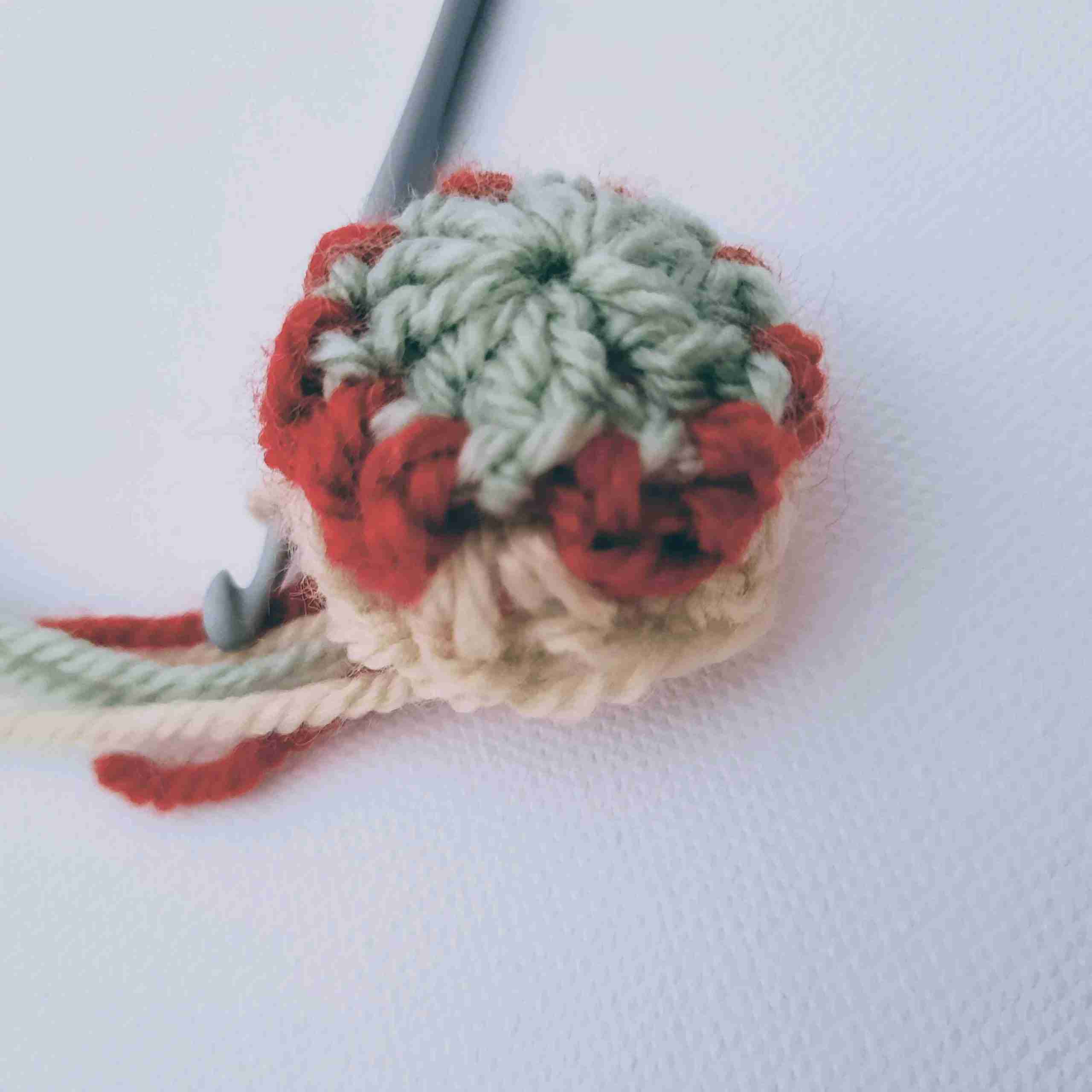 Christmas bell crochet written pattern