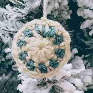 Crochet Christmas Ornament easy