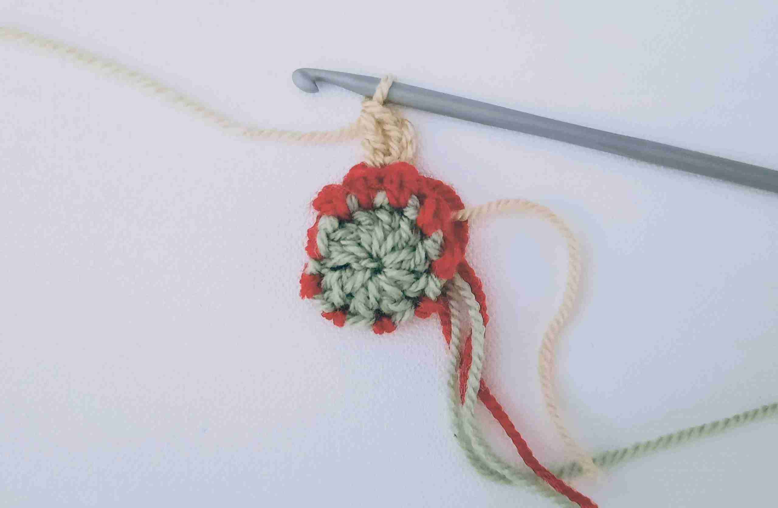 Crochet Christmas bell pattern for beginners