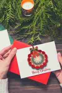 Christmas Mandala Crochet Pattern - Crochet Mandala Christmas Card