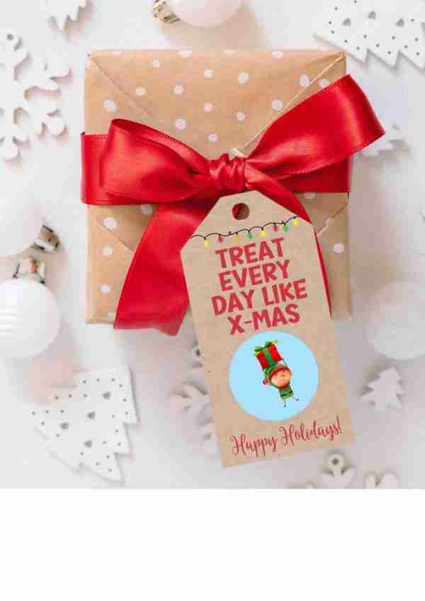 Christmas Elf Gift Tags Printable