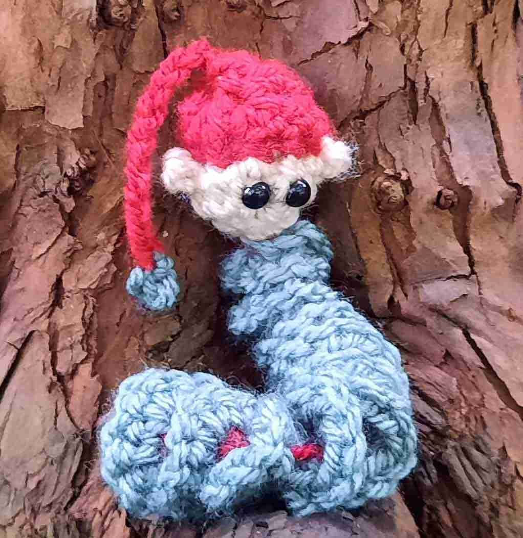 Elf Worry Worm Crochet Pattern 3