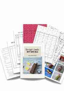 Simple Christmas Gift Box Template (PDF Printable) - Start Crochet