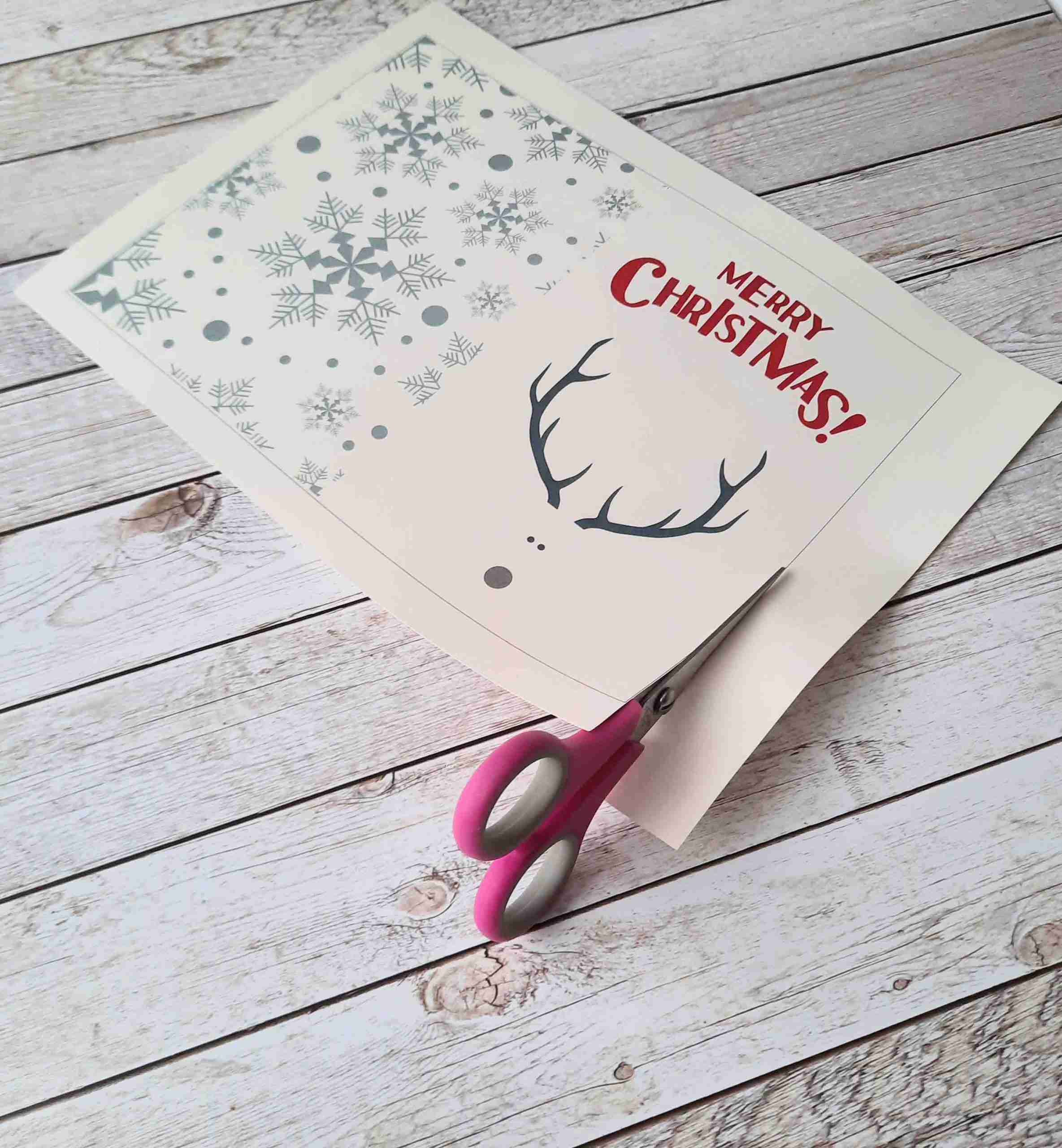 DIY Christmas Cards Reindeer