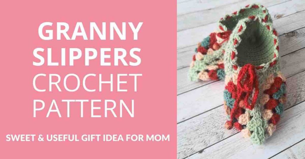 Granny-Slippers-Crochet-Pattern