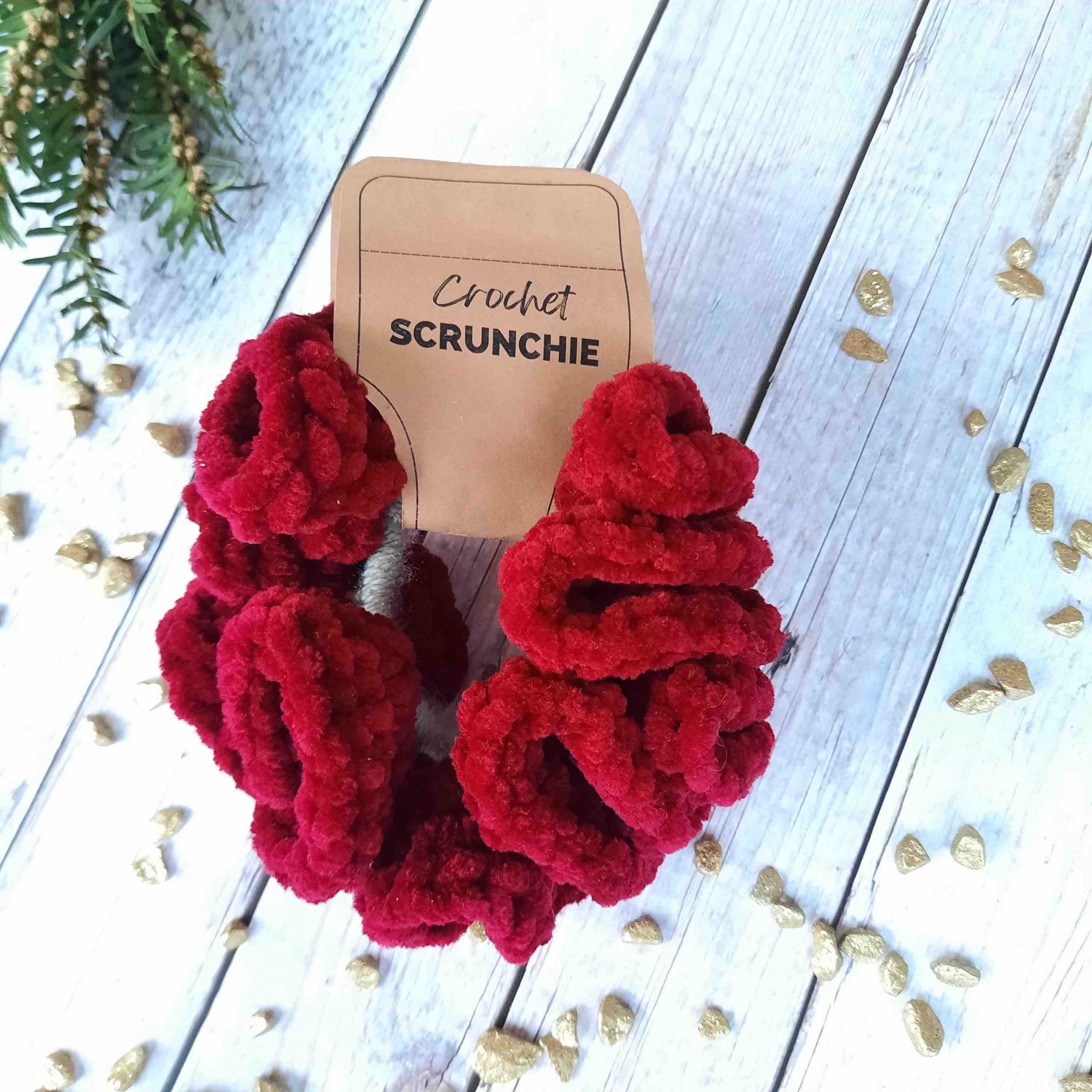 Velvet Scrunchie Crochet Pattern