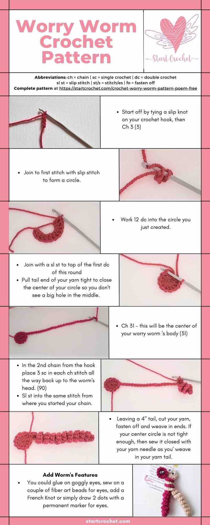 Worry-Worm-Crochet-Pattern-Infographic